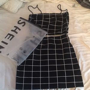 SHEIN plaid outfit small